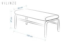Peri Metal Nikel Ayak Sevilla Sırtsız Bank