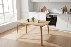 Demre Sabit Mutfak Ahşap Masası - 70x120 cm