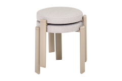 Teras Vizon Metal Ayak İstiflenebilir Mutfak-Balkon Taburesi