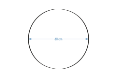 Hasır Jüt Ip Runner / Supla / Amerikan Servis - 60x60 Cm
