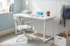 Biga Çalışma Ofis Masası ve Deniz Çalışma Ofis Sandalyesi Set - 60x120 cm