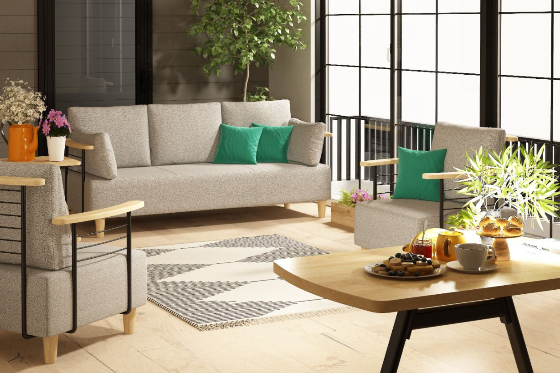 Serdivan 311 Kayra Masa Koltuk Takımı