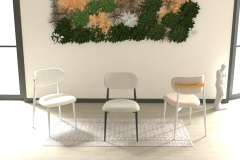 Venüs Metal Ayak Teddy Sandalye