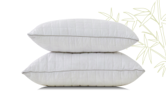 Pofido Bambu Dolgulu Yastık Fermuarlı Yıkanabilir Yoğun Dolgulu 1000 Gr - 50x70 cm (2 Adet)