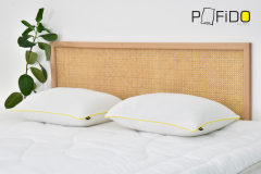 Pofido Klasik Yastık Fermuarlı Yıkanabilir Yoğun Dolgulu 1000 Gr - 50x70 cm (2 Adet)