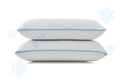 Pofido Ice Sleep Yastık Fermuarlı Yıkanabilir Visco Dolgulu 900 Gr - 40x60 cm (2 Adet)