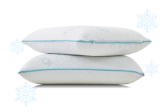 Pofido Ice Sleep Yastık Fermuarlı Yıkanabilir Visco Dolgulu 900 Gr - 40x60 cm (2 Adet)