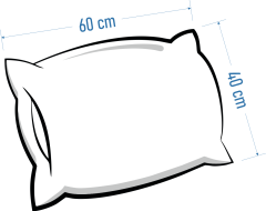 Pofido Ice Sleep Yastık Fermuarlı Yıkanabilir Visco Dolgulu 900 Gr - 40x60 cm (2 Adet)