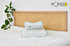 Pofido Ice Sleep Yastık Fermuarlı Yıkanabilir Visco Dolgulu 900 Gr - 40x50 cm (2 Adet)