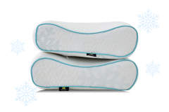 Pofido Ice Sleep Yastık Fermuarlı Yıkanabilir Visco Dolgulu 900 Gr - 40x50 cm (2 Adet)