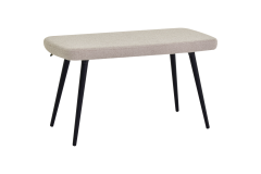 Dino Ahşap Ayak Bej Teddy Mutfak Masası Bankı