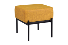 Ege Fonksiyonel Siyah Ayak Antrasit Sehpalı Kare Puf