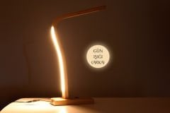 Jedi Ahşap LED Dekoratif Masa-Çalışma-Gece Lambası