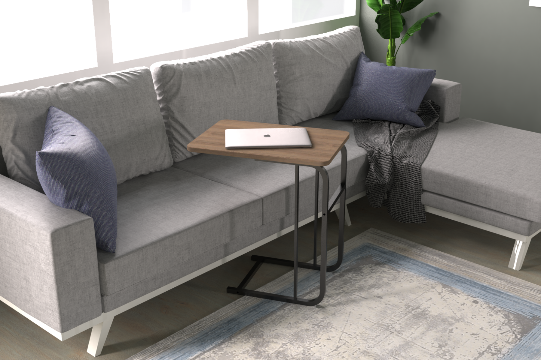 Meltem Çok Amaçlı Metal C Sehpa