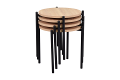 Ay Metal Çok Amaçlı Zigon Tabure