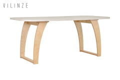 Tiran Ahşap Yemek Masası 90x180 cm