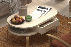 Eva Çekmeceli Orta Sehpa 70x120 cm