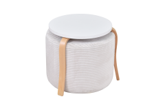 Eva-Pony Krem Puf Set