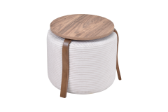 Eva-Pony Krem Puf Set