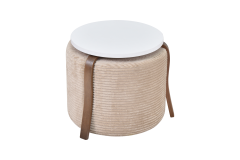 Eva-Pony Sütlü Kahve Puf Set