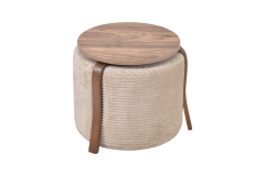 Eva-Pony Sütlü Kahve Puf Set