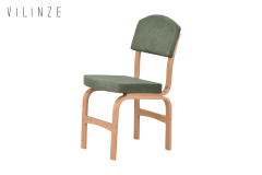 Vilinze Ege Naturel Ayak Ahşap Sigma Sandalye