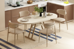 Vilinze Venüs Sandalye Afyon Mutfak Masası Takımı - 80x140 cm