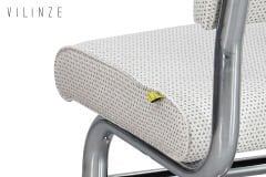 Peri Metal Nikel Ayak Sevilla Sırtlı Bank