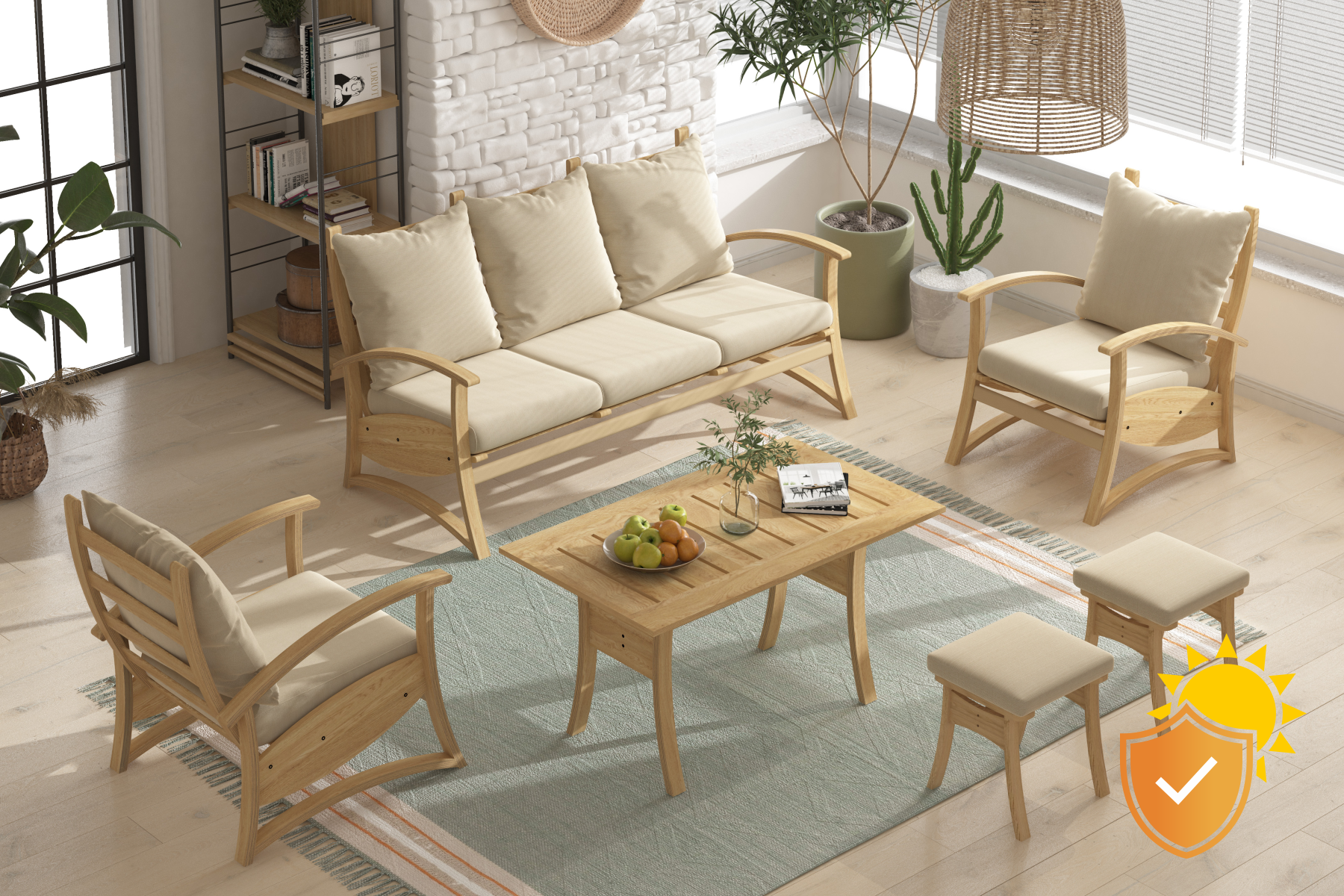 Vilinze Nora 311 ve Nora 70140 Orta Masalı Bahçe Takımı