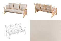 Vilinze Nora 311 ve Nora 70140 Orta Masalı Bahçe Takımı