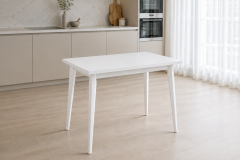Vilinze Avanos Sabit Mdf Mutfak Masası - 60x90 Cm Beyaz - Beyaz