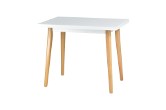 Vilinze Avanos Sabit Mdf Mutfak Masası - 60x90 Cm Beyaz - Naturel