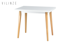 Avanos Sabit Mdf Mutfak Masası - 60x90 Cm Beyaz - Naturel