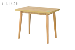Vilinze Avanos Sabit Mdf Mutfak Masası - 60x90 Cm Naturel - Naturel