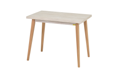 Vilinze Avanos Sabit Mdf Mutfak Masası - 60x90 Cm Traverten - Naturel