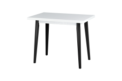 Vilinze Avanos Sabit Mdf Mutfak Masası - 60x90 Cm Beyaz - Siyah