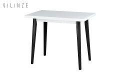 Avanos Sabit Mdf Mutfak Masası - 60x90 Cm Beyaz - Siyah