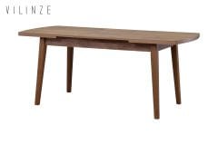 Vilinze Aras Ahşap Yemek Masası Kestane - 80*140 cm