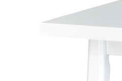 Vilinze Avanos Katlanır Mdf Ahşap Mutfak Masası - 70x80 cm (70x120 cm) Beyaz - Beyaz