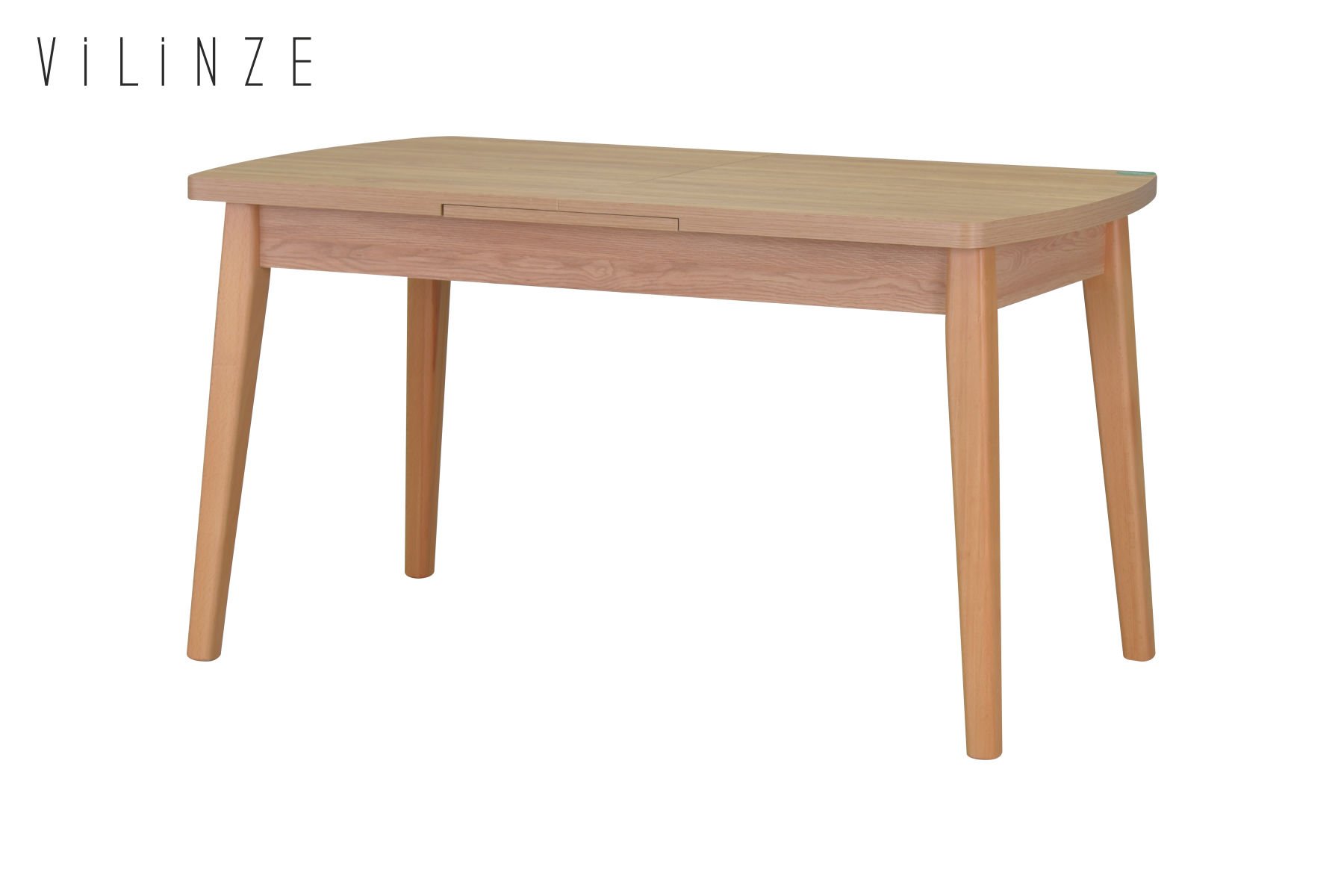 Vilinze Aras Ahşap Yemek Masası Naturel - 80*140 cm