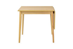 Vilinze Avanos Katlanır Mdf Ahşap Mutfak Masası - 70x80 cm (70x120 cm) Naturel - Naturel