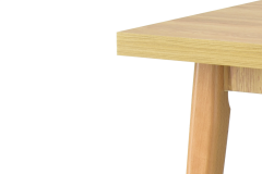 Vilinze Avanos Sabit Mdf Mutfak Masası - 70x120 Cm Naturel - Naturel