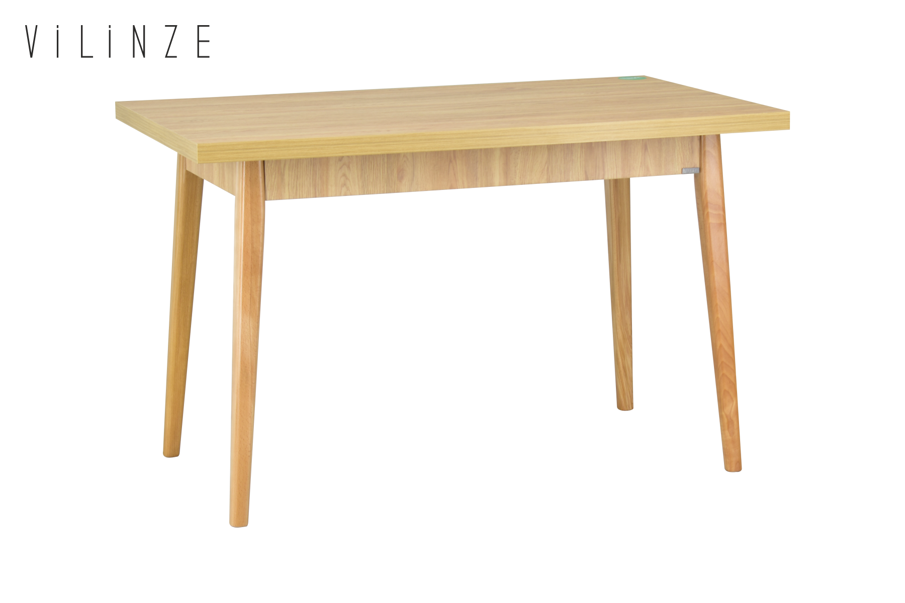 Vilinze Avanos Sabit Mdf Mutfak Masası - 70x120 Cm Naturel - Naturel