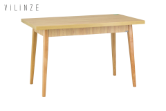 Vilinze Avanos Sabit Mdf Mutfak Masası - 70x120 Cm Naturel - Naturel