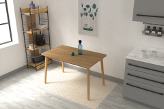 Vilinze Avanos Sabit Mdf Mutfak Masası - 70x120 Cm