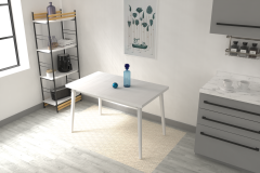 Vilinze Avanos Sabit Mdf Mutfak Masası - 70x120 Cm