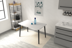 Vilinze Avanos Sabit Mdf Mutfak Masası - 70x120 Cm