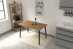 Vilinze Avanos Sabit Mdf Mutfak Masası - 70x120 Cm