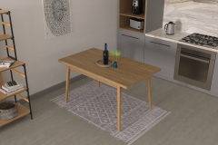 Vilinze Avanos Sabit Mdf Mutfak Masası - 80x140 Cm