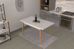 Vilinze Avanos Sabit Mdf Mutfak Masası - 80x140 Cm